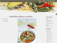 Tablet Screenshot of neringa-blogas.com